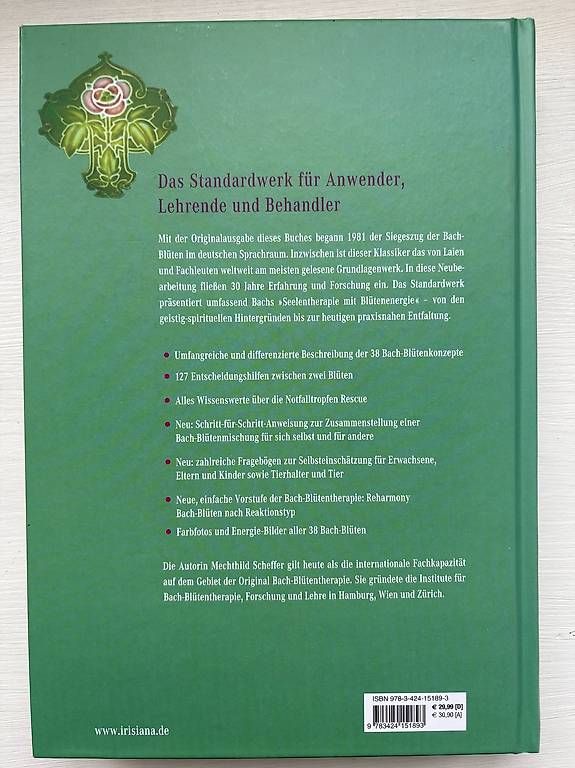 Libri: Die Original Bach-Blüten Therapie - Mechthild Scheffer – Nuovo (secondo la descrizione) da Zürich venduto da bekni 1