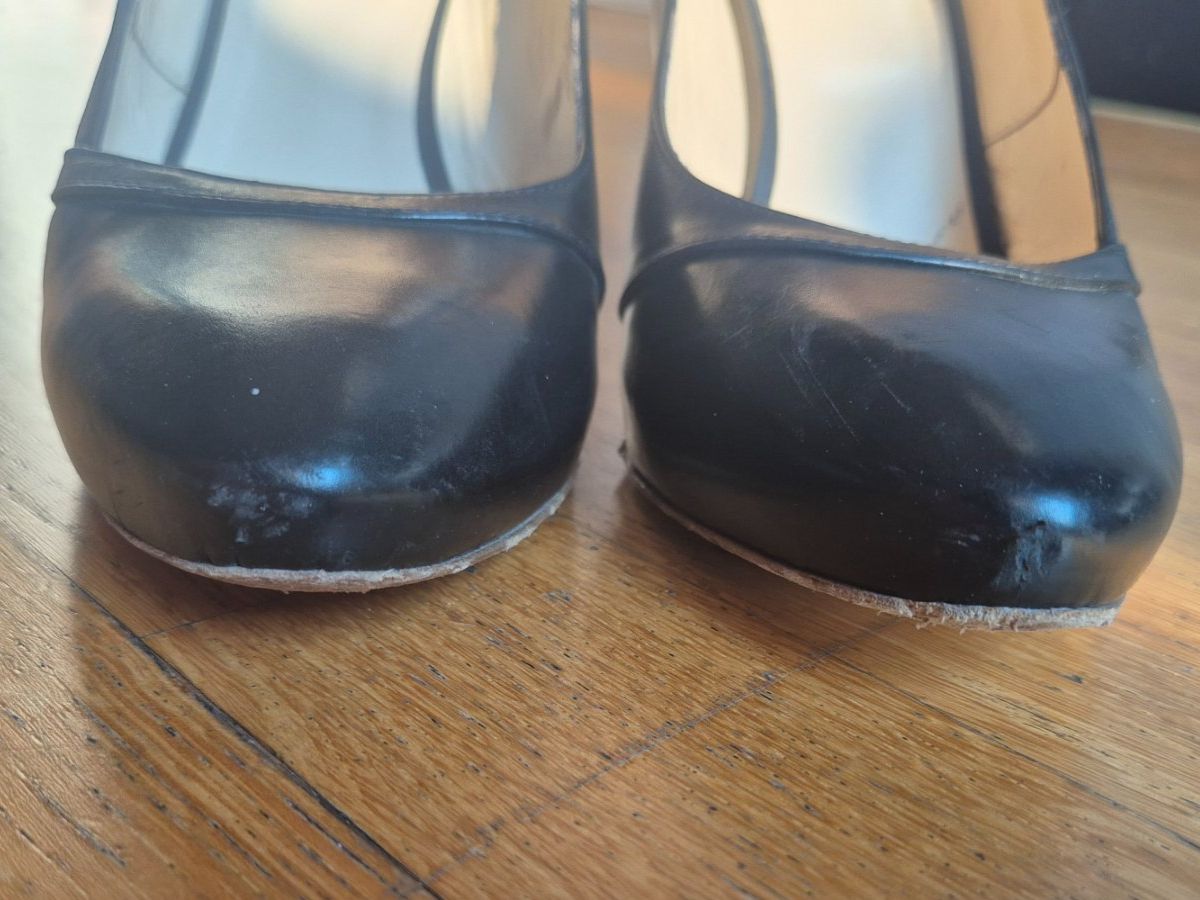 Navyboot Damenschuhe: Navyboot Glattleder Pumps 40 – Gebraucht aus Schlieren von Violent01 1