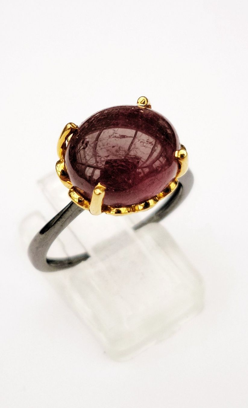 Bagues: Rubin cabochon Silber Ring – Neuf (Voir description) à Zürich par Benedikt21 8