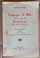 RARE:Campagne de Bâle,  Sonderbund - Urbain Olivier, 1943