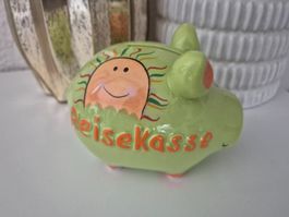 KCG    " REISEKASSE "   Spardose Kässeli Sparschwein