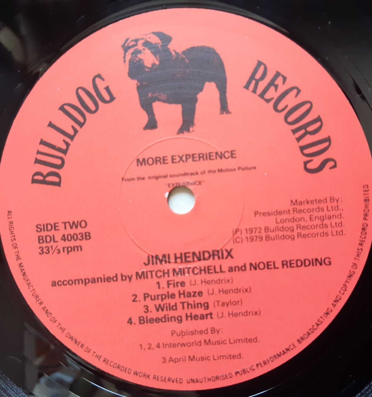 Dischi in vinile: JIMI HENDRIX: More - Soundtrack Volume Two – Usato da Frick venduto da kyb_yq8h 3