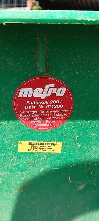 Schubkarren: Futterwagen Mefro 200 Liter – Gebraucht aus Retschwil von ras_l2c9 2