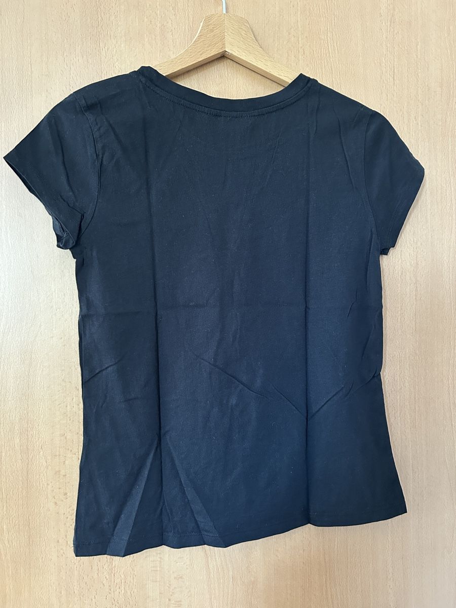 H&M T-shirt: Schwarzes H&M Tshirt Grösse S Baumwolle – Usato da Maur venduto da Cambrino 2