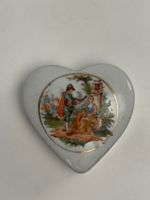 Porzellan Herzdose Limoges France romantisch