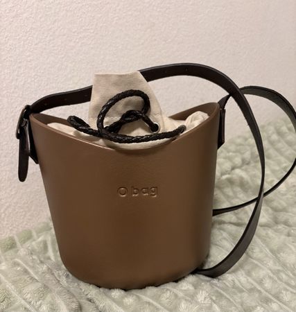 Braune O bag Bucket Tasche, neuwertig - Herbst Look!