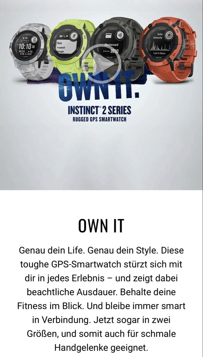 Garmin Smartwatch: Garmin Solar Instinct 2  – Nuovo (secondo la descrizione) da Zürich venduto da sch_699l 4