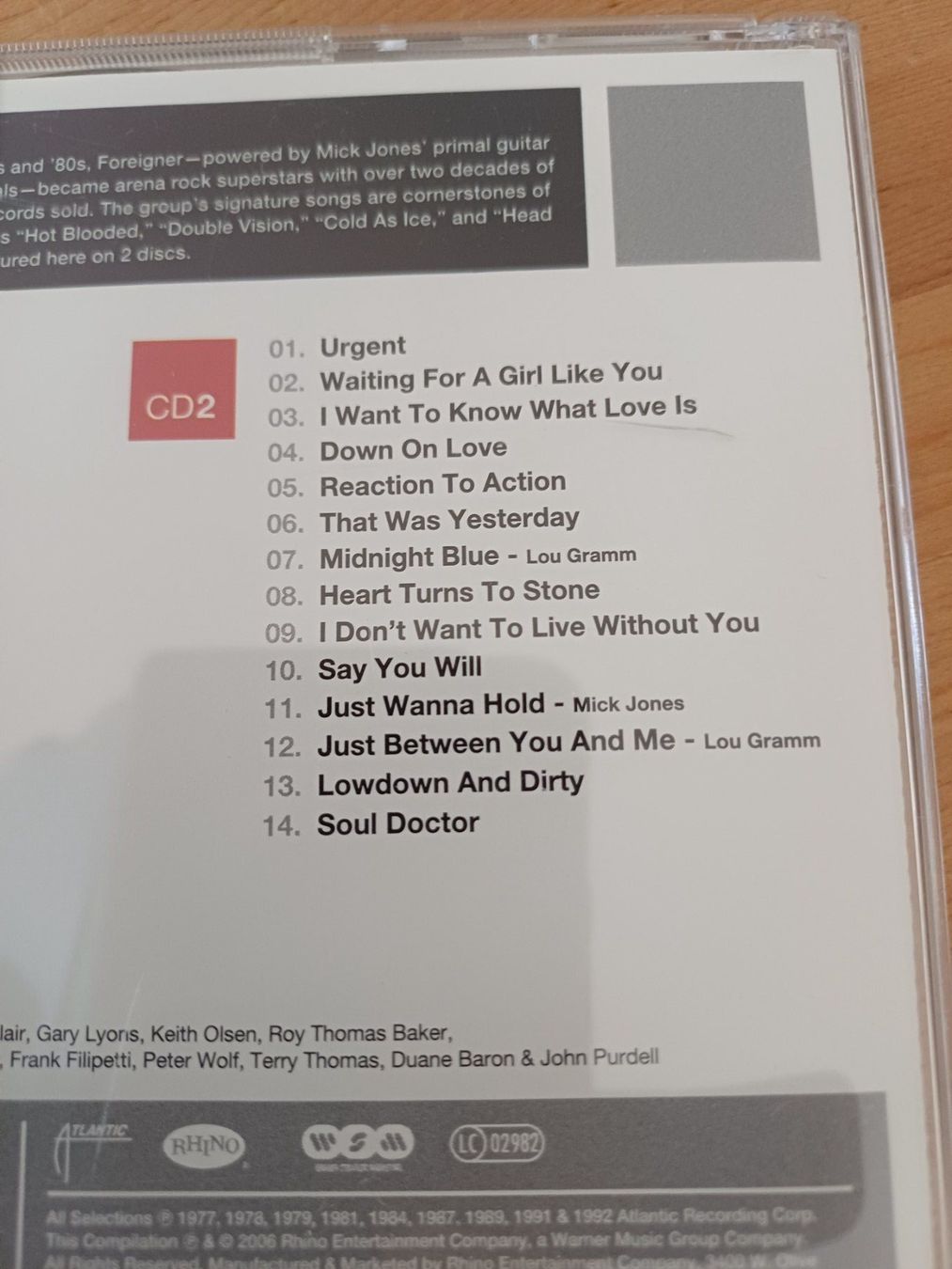 CD: Foreigner: The Definitive Collection auf 2 CDs – Usato da Jona venduto da Rreto71 8