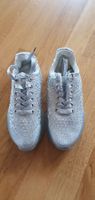 Glitzer Damen Sneaker Gr. 37, Silbern Neu