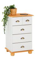 Kommode NEU unmontiert Holz weiss Schubladen Romantic Stil