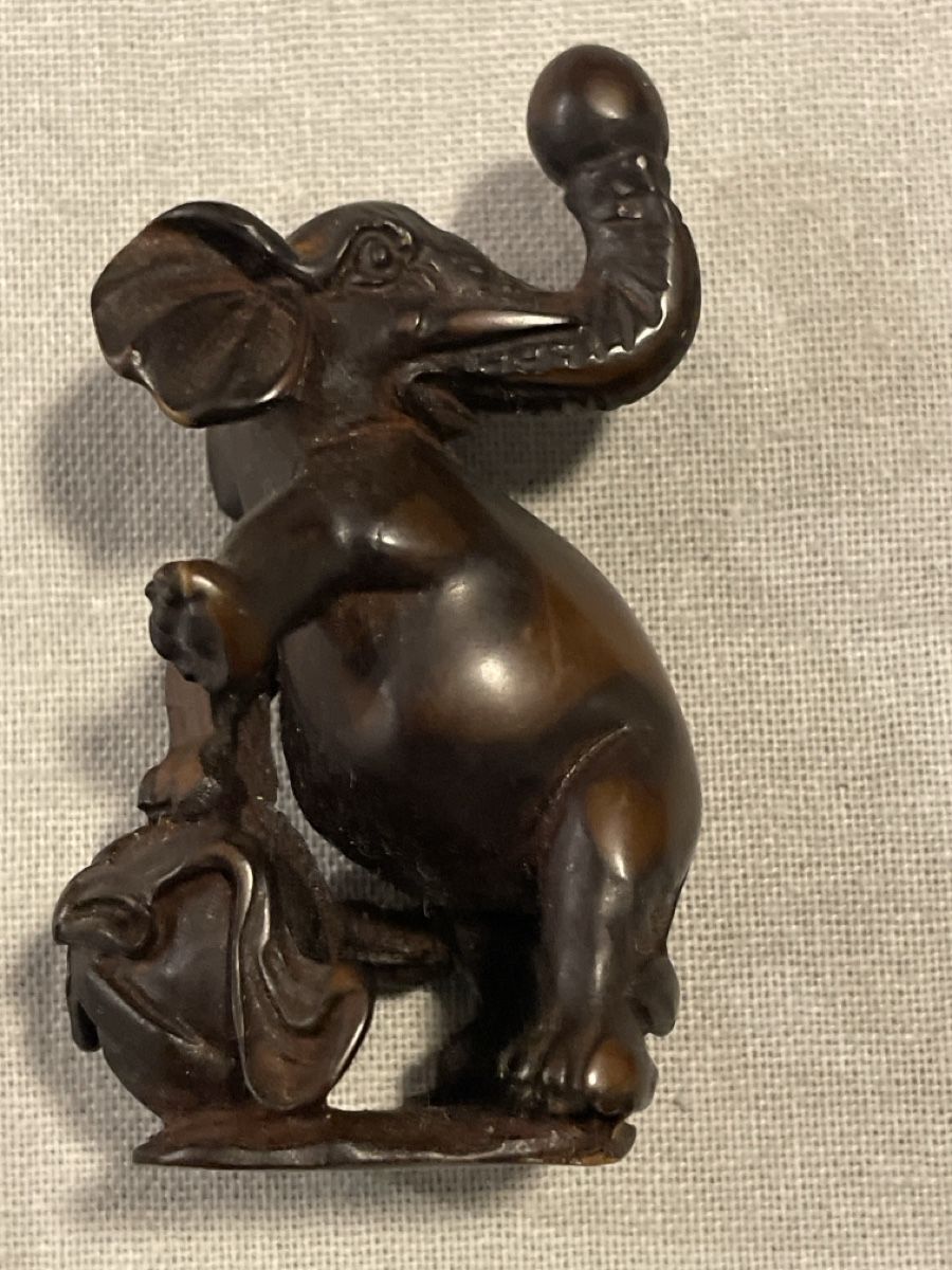 Figurines: Netsuke Holz, Elefant – D'occasion à Embrach par Gauvain1