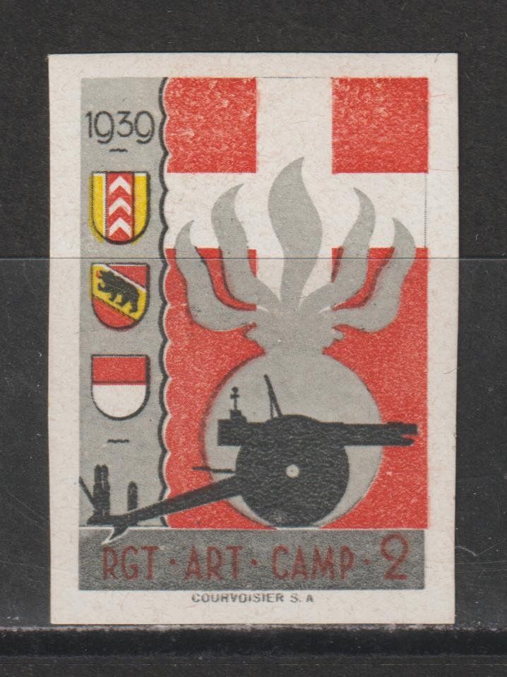 Tutti i francobolli: Artillerie Nr. 28a/2 * – Usato da Siebnen venduto da Fstaehli
