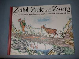 Kinderbuch Zottel, Zick und Zwerg von Alois Carigiet