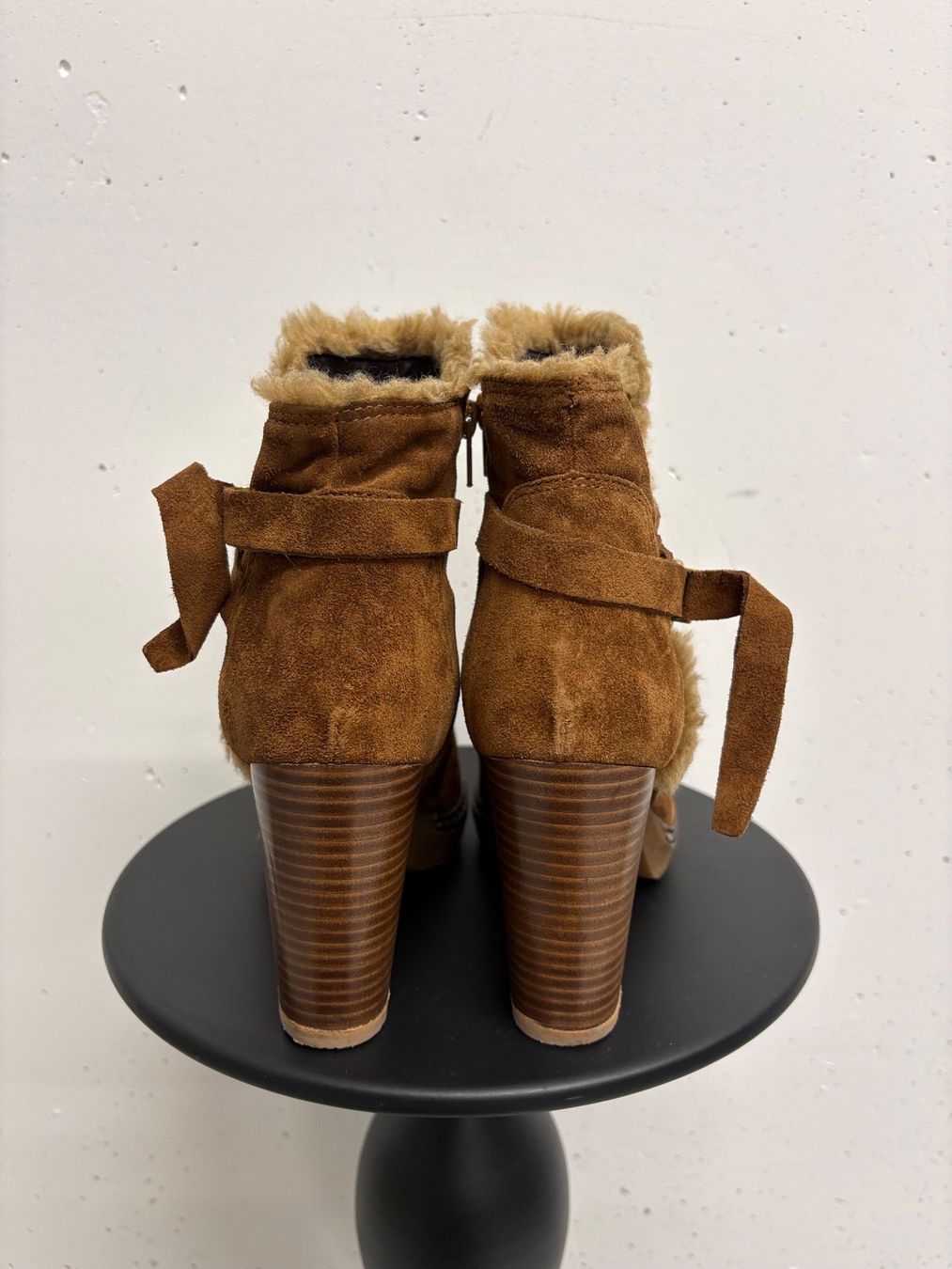 Walder Damenschuhe: Walder Wildleder Stiefeletten Gr. 41 braun camel – Neu (gemäss Beschreibung) aus Regensdorf von secondchancefashion 3