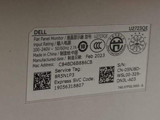 Dell UltraSharp U2723QE – 27