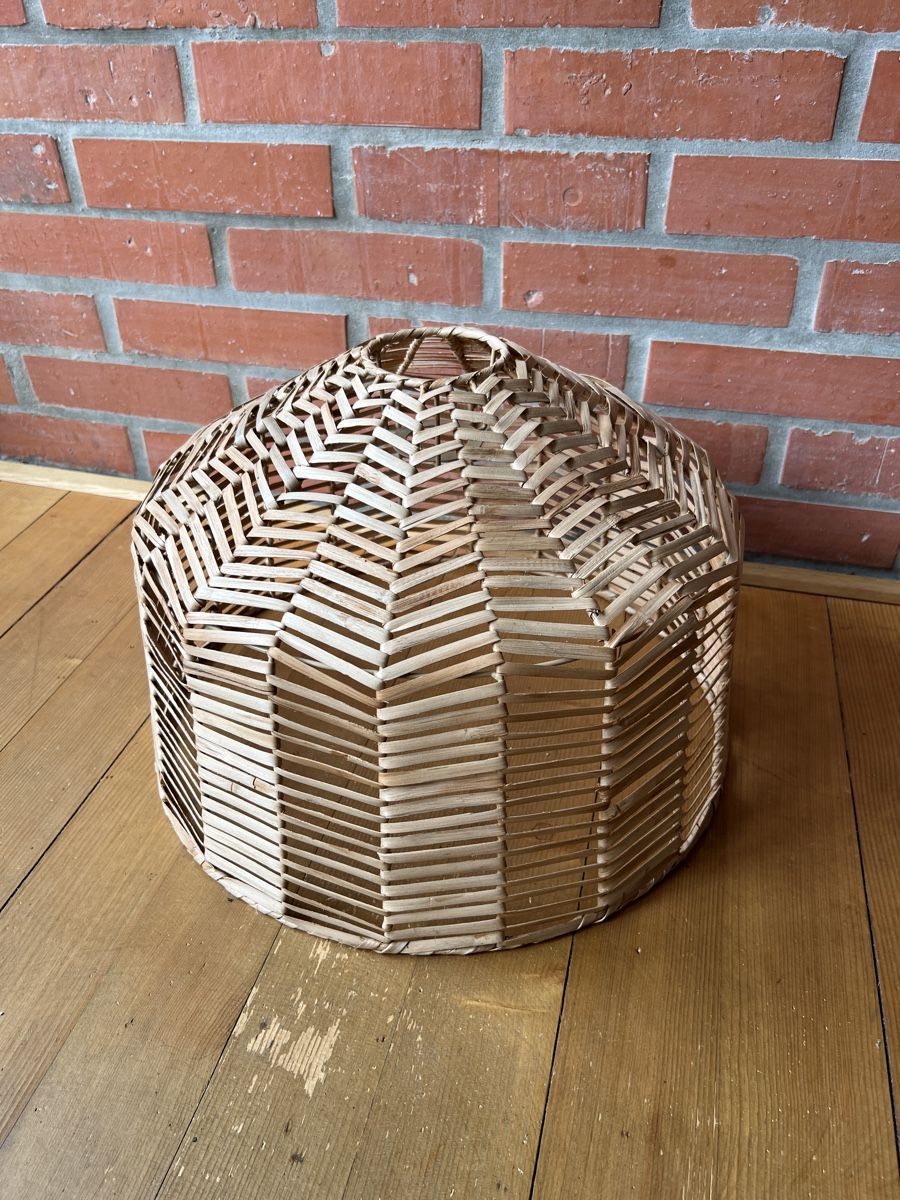 Ikea Lampenschirme: Lampenschirm Rattan Korboptik boho – Gebraucht aus Biel/Bienne von mona222 1