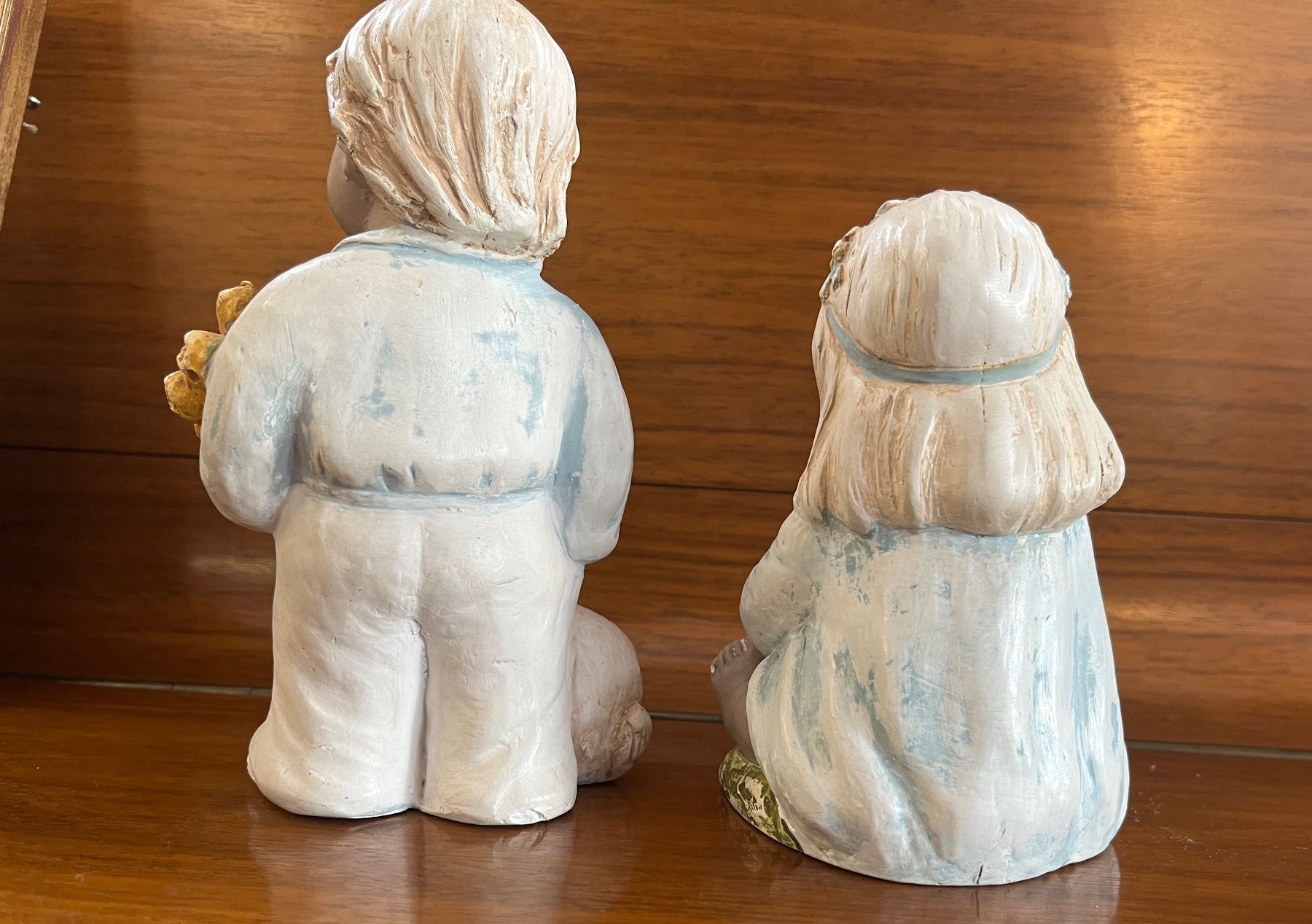 Statuette: Figuren -  Kinder mit Blumen – Usato da Stetten AG venduto da Brissago25 4
