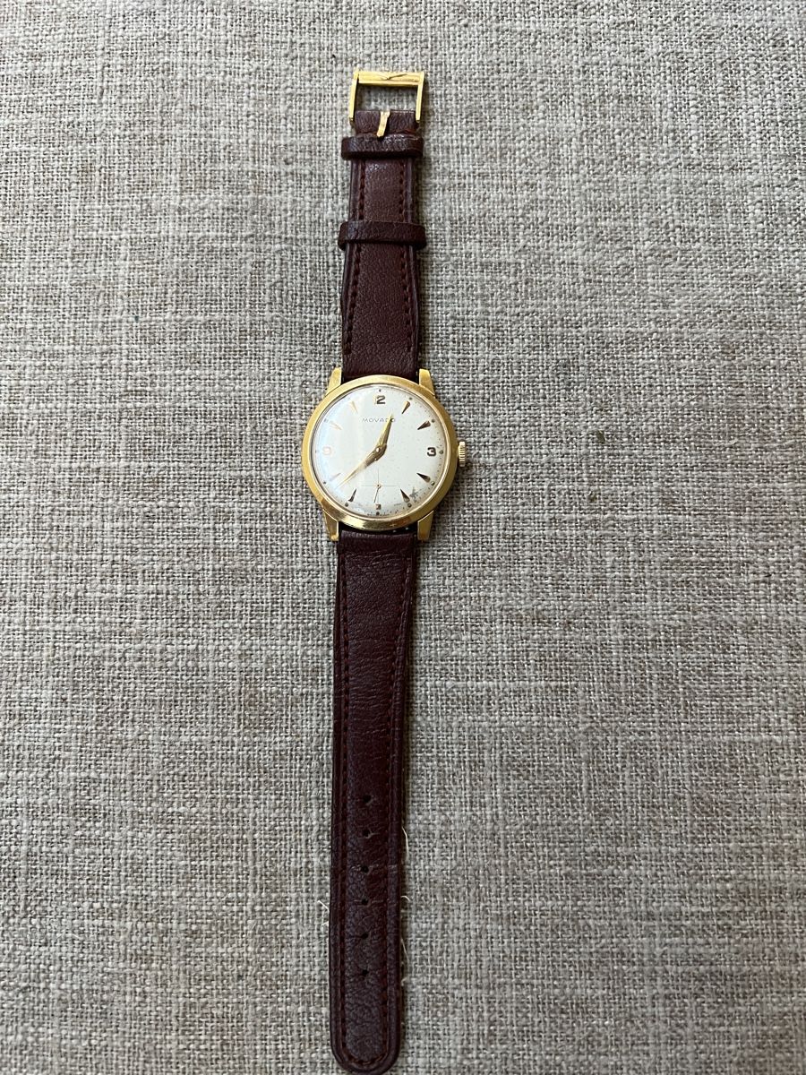 Movado Orologi: Montre Movado, boîtier plaqué or – Usato da Estavayer le lac venduto da D00o 1