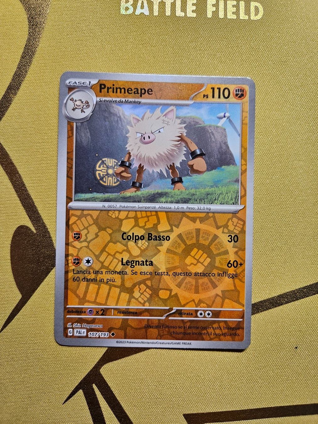 Pokémon Sammelbilder & Trading cards: Paldea Evolved - Primeape – Gebraucht aus Bellinzona von Pokemarco