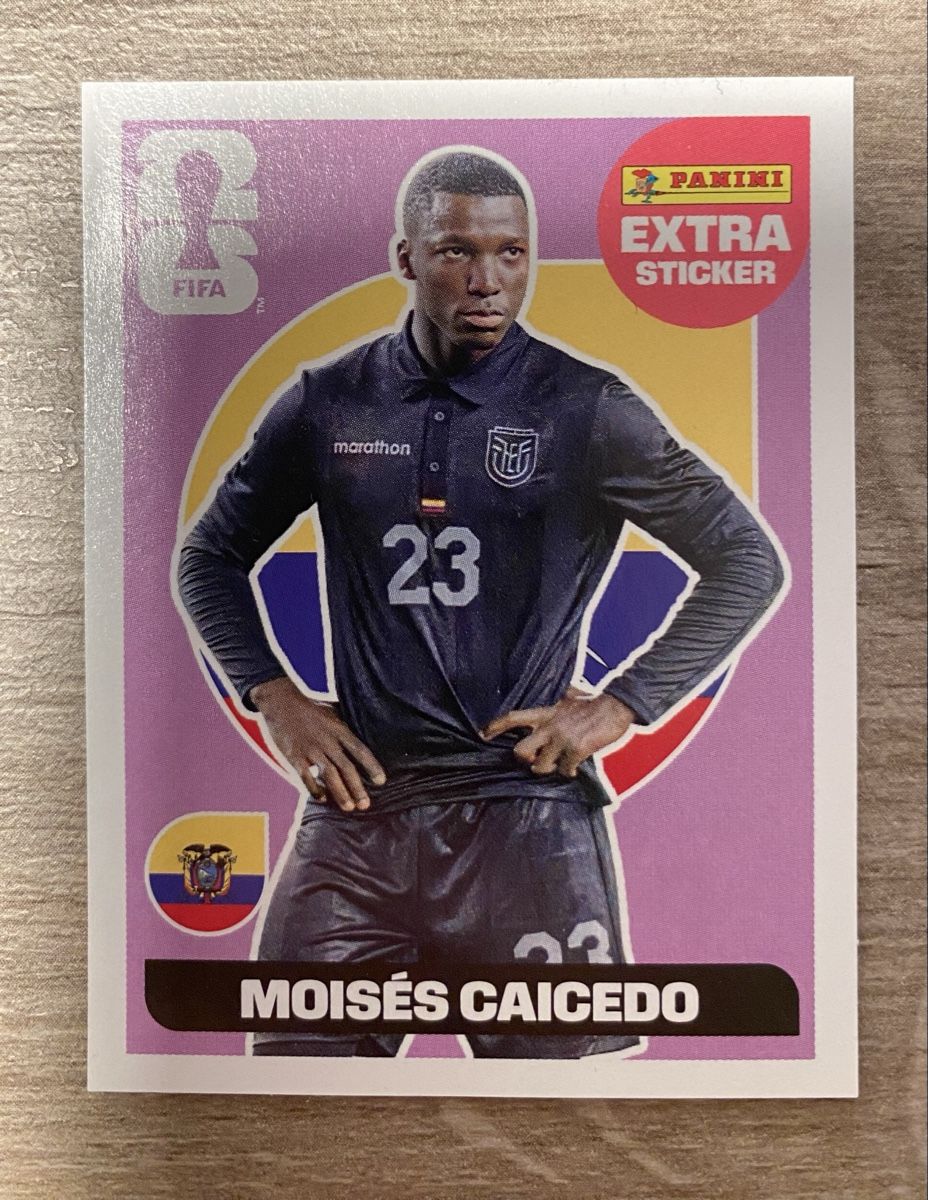 Panini Carte collezionabili: Panini Bild Moisés Caicedo – Nuovo (secondo la descrizione) da Basel venduto da Goldvreneli_20