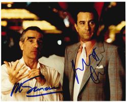 ROBERT DE NIRO & MARTIN SCORSESE handsigniert (20x25 cm) COA