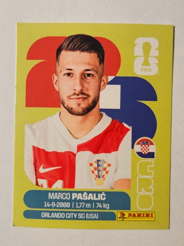 Panini Cartes à collectionner: Panini 2026 Marco Pasalic CRO 17 – Neuf (Voir description) à Malans GR par Ovi83