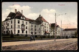 AK St. Gallen, Bürgerheim in der Außenansicht