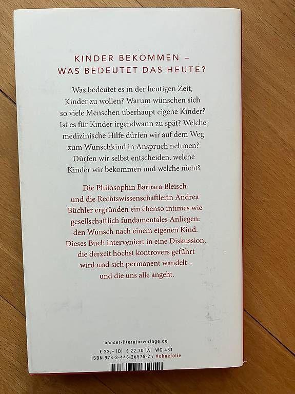Libri: Kinder wollen - Barbara Bleisch & Andrea Büchler – Usato da Liestal venduto da mum_pv57 1