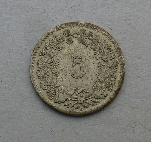 Toutes les monnaies: ++ 5 Rappen 1851 – D'occasion à Walkringen par Casablanca777 1