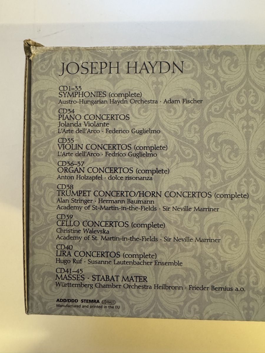 CD: Joseph Haydn Edition Brilliant Classics 150 CDs Box – Nuovo (secondo la descrizione) da Birsfelden venduto da inf_l2yy 5