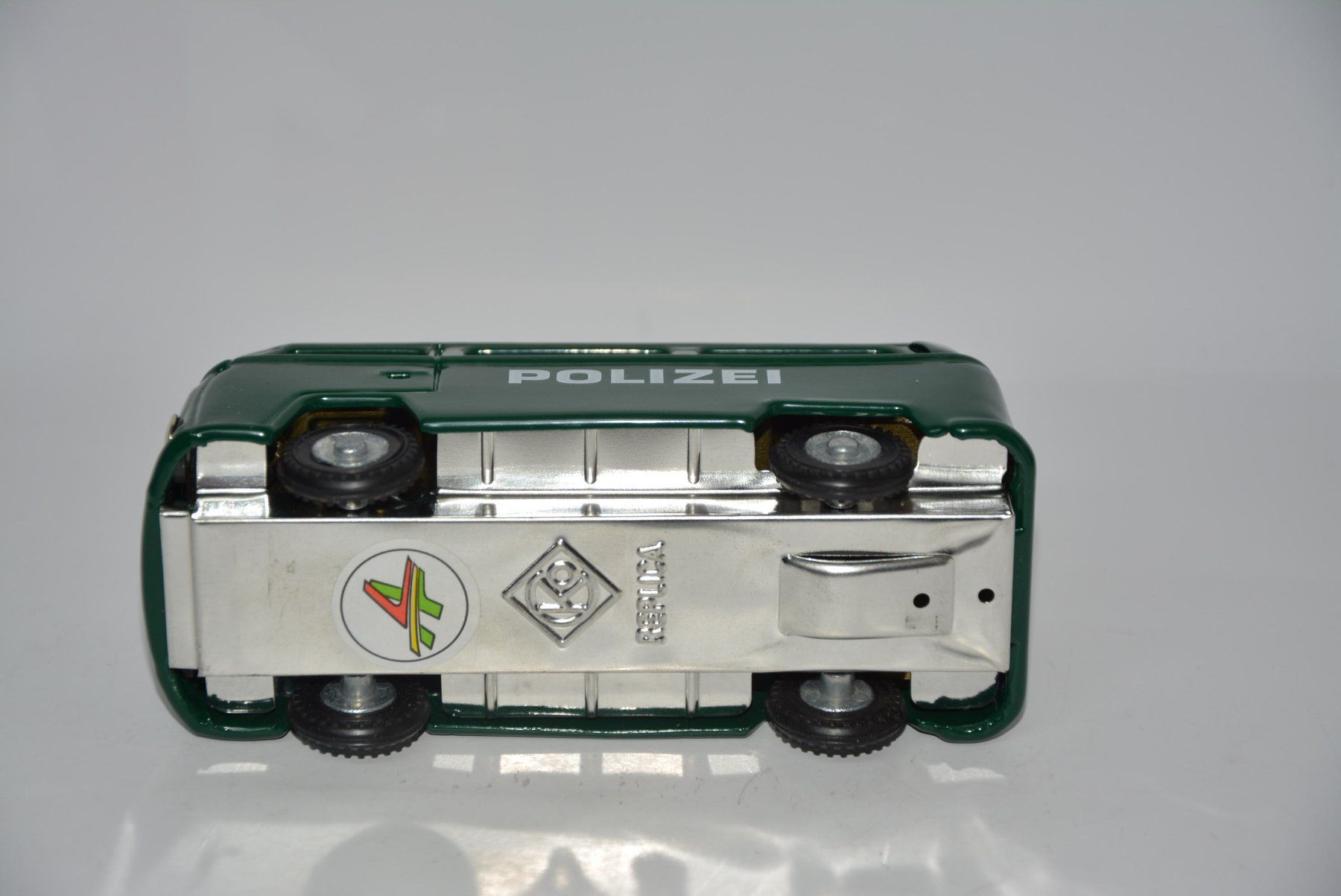 Volkswagen Modellini d'auto: VW Bus T2 Polizei , Blechmodell , KOVAP , 1:43 – Nuovo (secondo la descrizione) da Goldach venduto da Feivel9 8