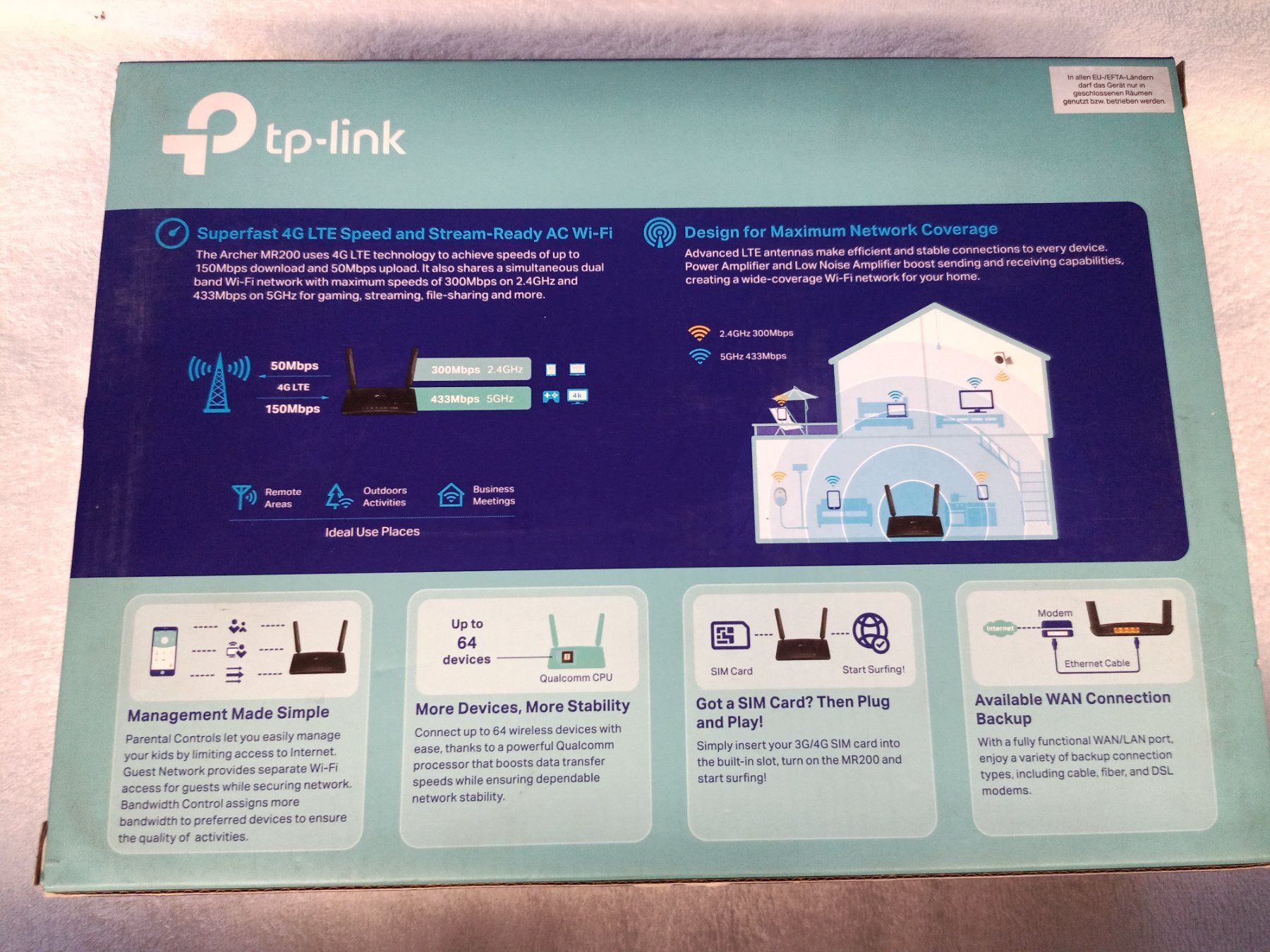 TP-Link Modem & Router: TP - Link Wireless Router – Nuovo (secondo la descrizione) da Oberegg venduto da A-Z.Handel.Loehrer 1