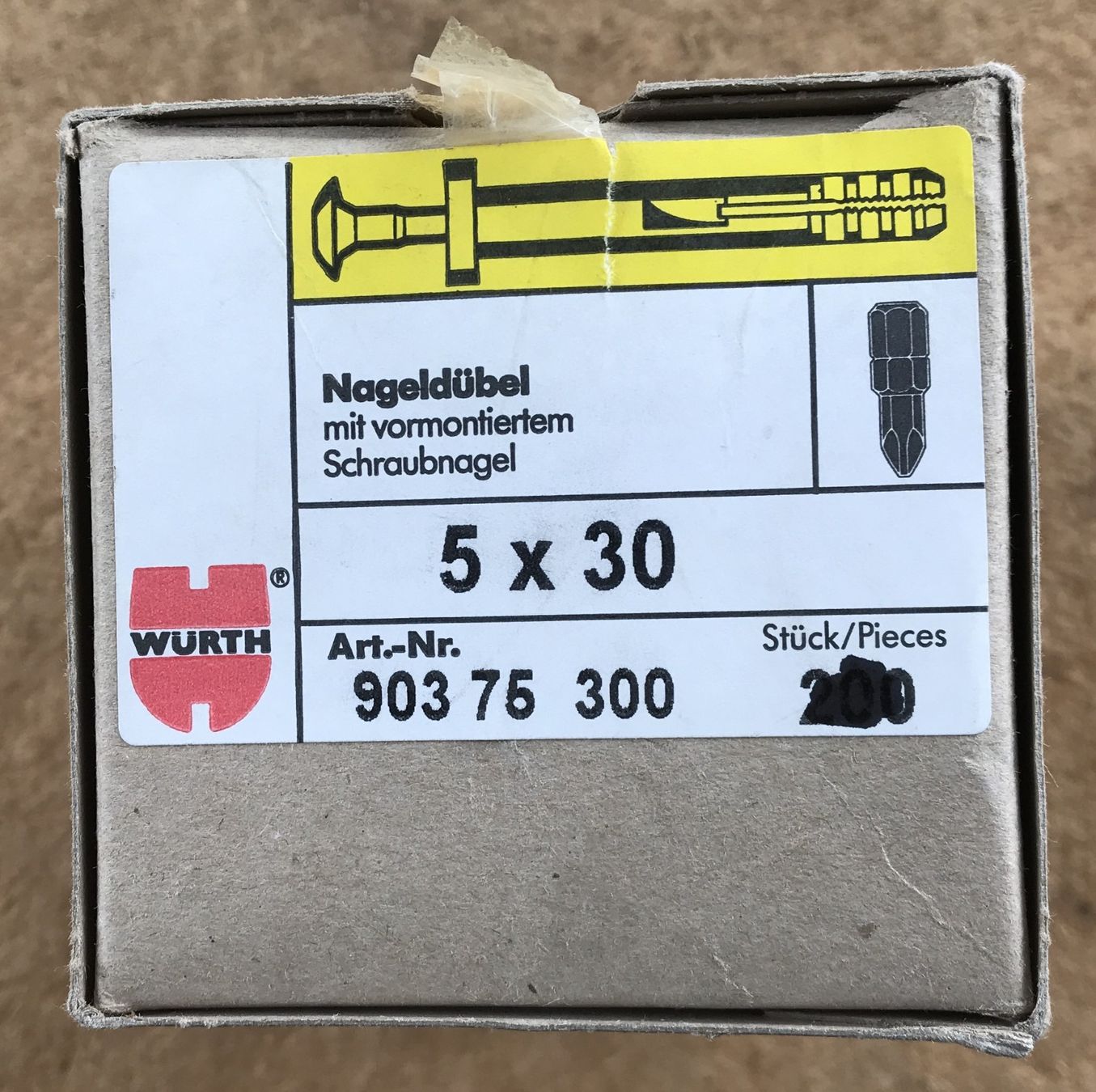 Würth Tutti gli attrezzi: LOT NAGELDÜBEL – Nuovo (secondo la descrizione) da Ostermundigen venduto da Heavenmaus75