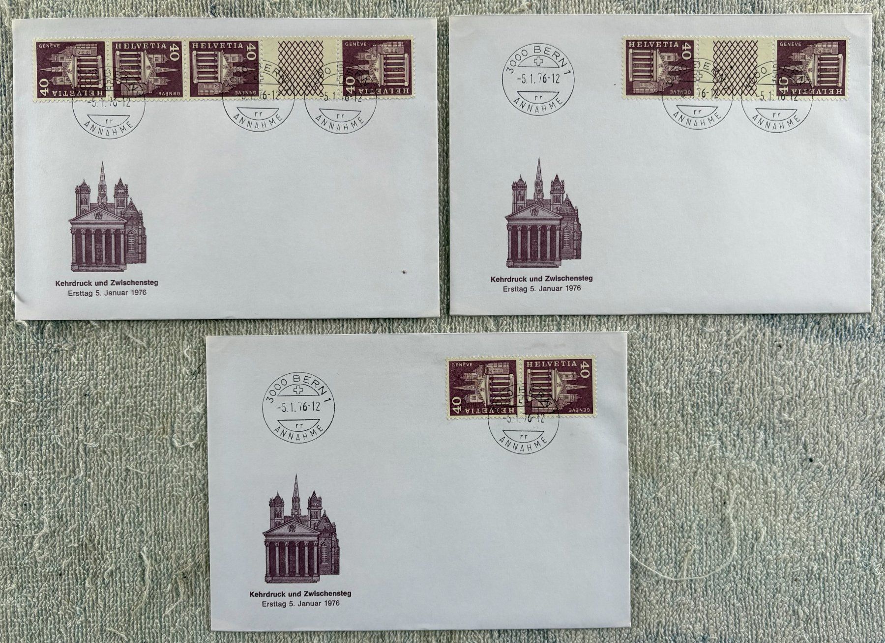 Alle Briefmarken: LOT FDC PTT – Gebraucht aus Ostermundigen von wini63