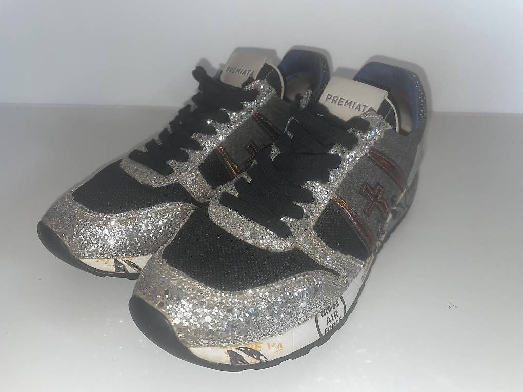 Scarpe da donna: Original Premiata Sneakers Gr. 38  anthrazit/Glitzer – Usato da Arnegg venduto da Suppennudel1979die2. 1