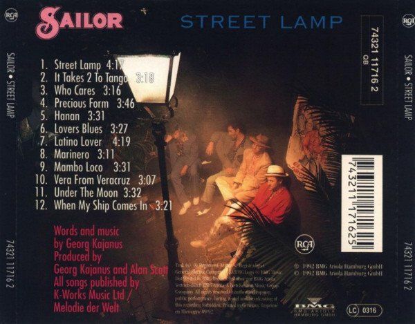 CD: CD Sailor - Street lamp (1992) – Usato da Möriken AG venduto da mineralia 1