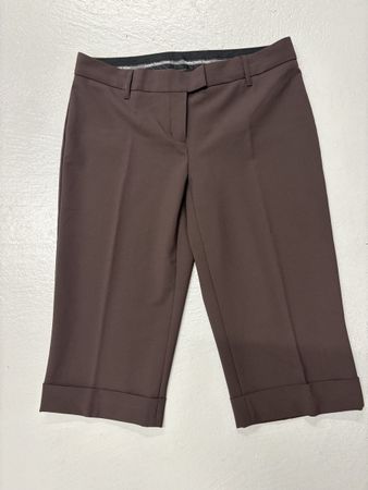 Bermuda Capri Hose von Express Gr. 40 braun