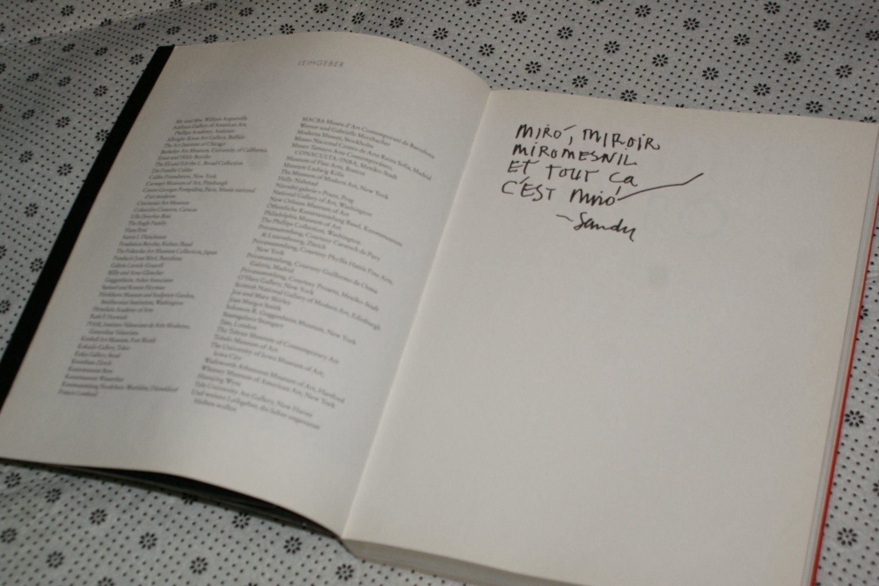 Bücher: (H) Calder Miro 2004  Buch/Grossformat – Gebraucht aus Buchs AG von Buchhandel 2