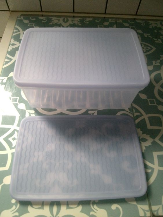 Boîte de conservation Tupperware avec 2 couvercles