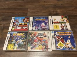 Nintendo 3 DS. 6 Spiele von Super Mario zu Sonic