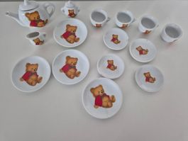 Puppenservice aus Porzellan