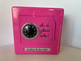 Tirelire coffre-fort déco & des mots