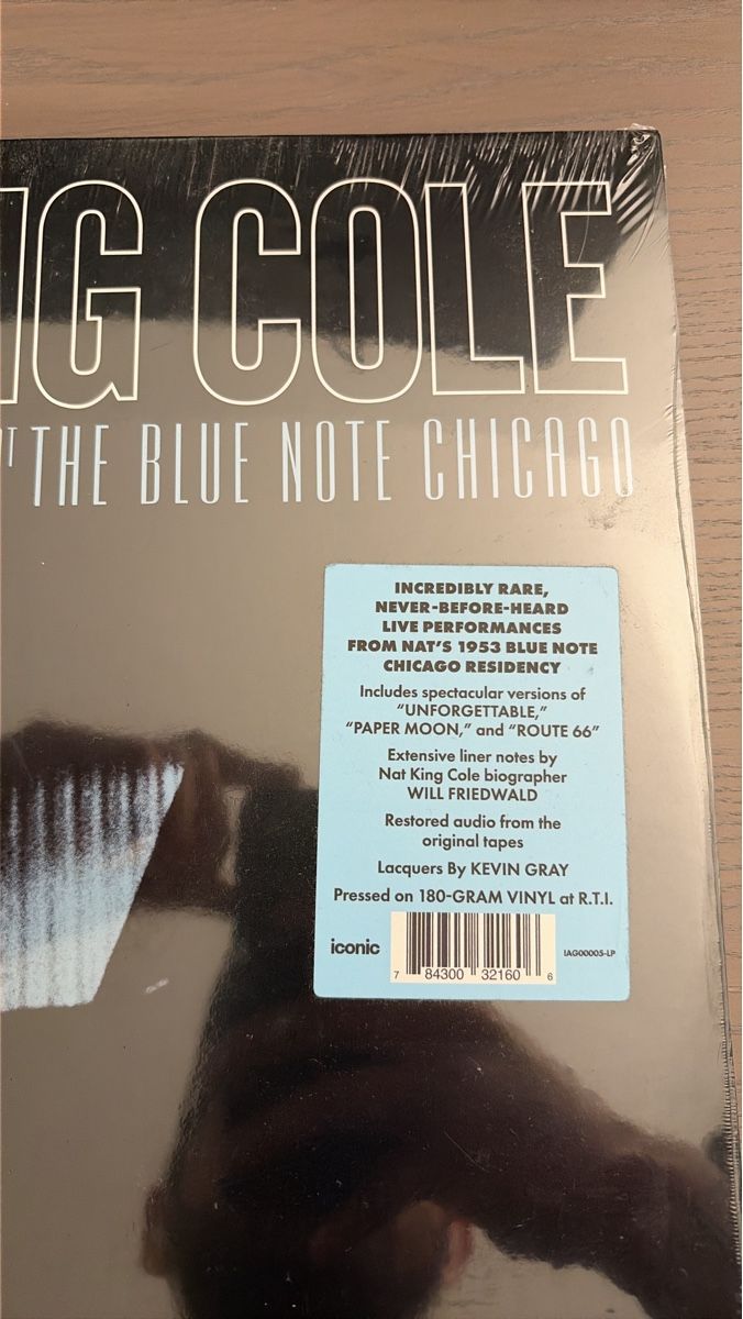 Dischi in vinile: Nat King Cole - Live Performances 1953 Blue Note Vinyl – Nuovo e nell'imballaggio originale da Zollikon venduto da SummitCollectibles 1