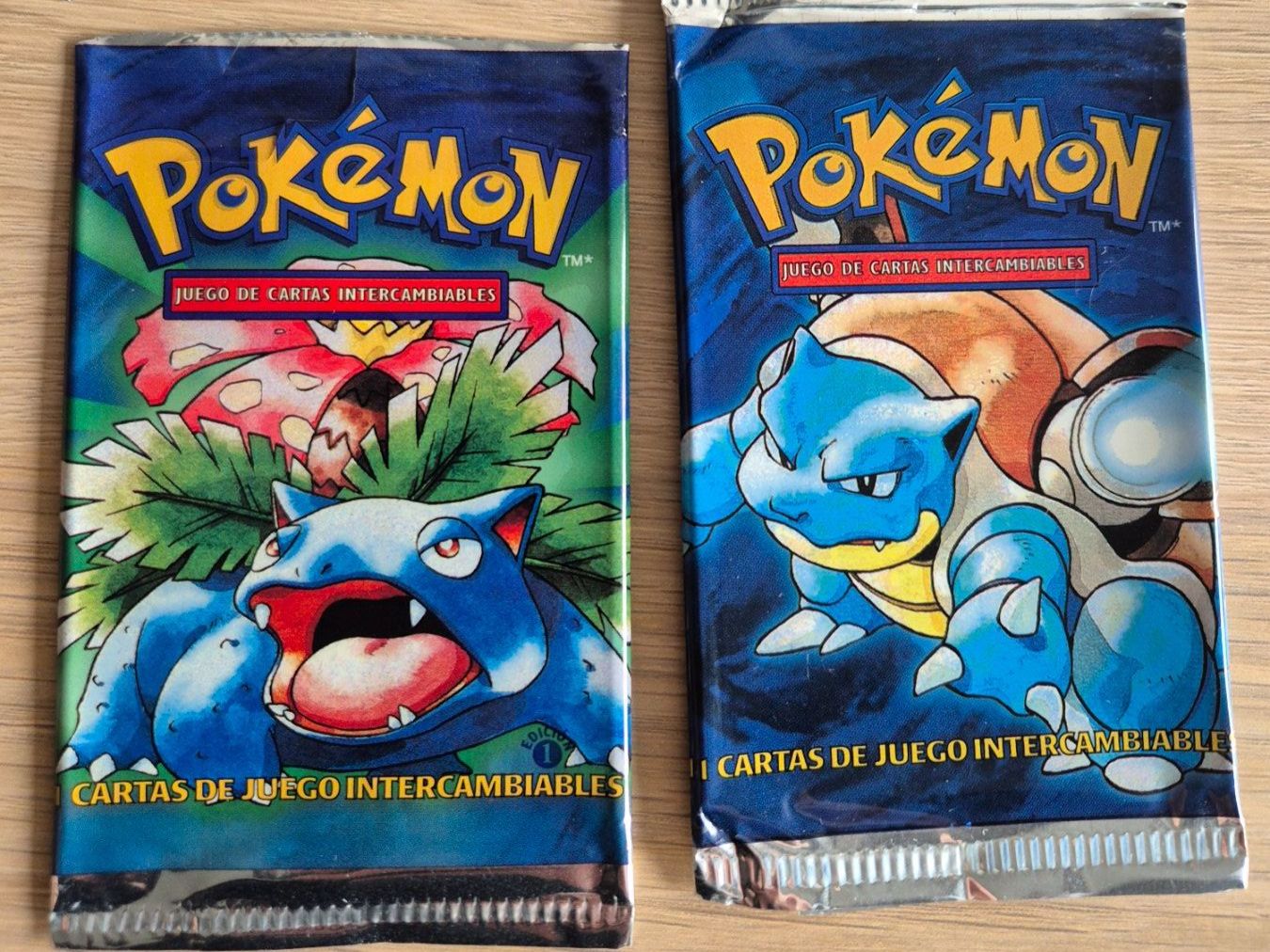 Pokémon Carte collezionabili: Base set Booster Wizards Blastoise Venusaur empty – Difettoso da Ursy venduto da RetroBebar777