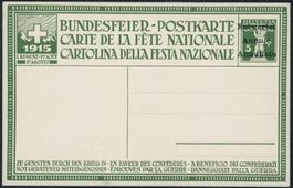 1915 - Pro Patria - Bundesfeierkarte - Entwertet