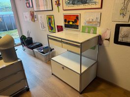 Usm Korpus/mobell  / Drucker Möbel Weiss Lieferung gratis