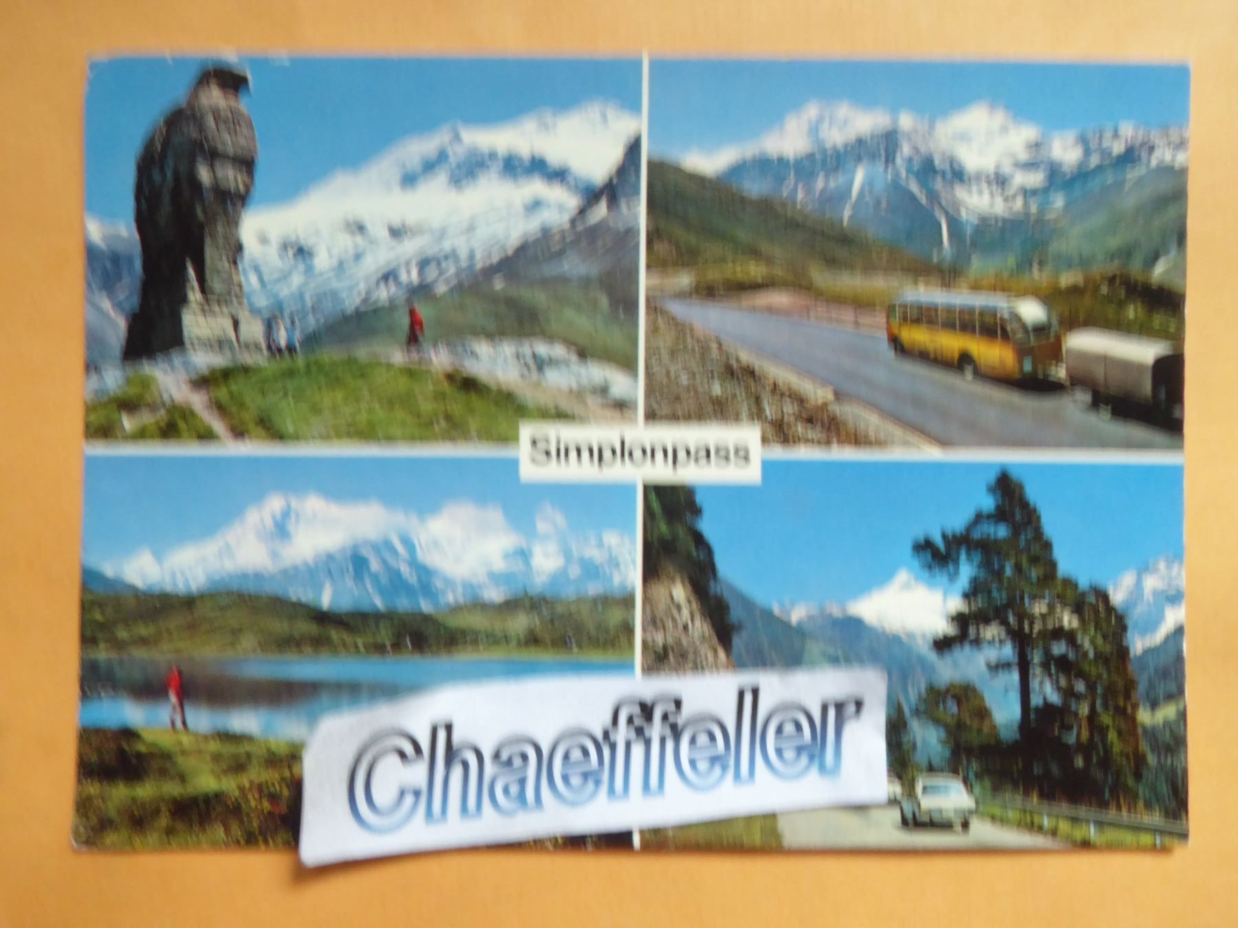 Cartoline postali: Simplonpass. Brig.Simplon-Gomdo – Nuovo (secondo la descrizione) da Zürich venduto da Chaeffeler