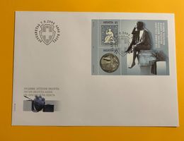 FDC 2004 Sonderblock 175 Jahre Sitzende Helvetia