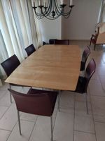 Tisch, Esstisch,Wohnzimmertisch, 6 Stühle, Stühle