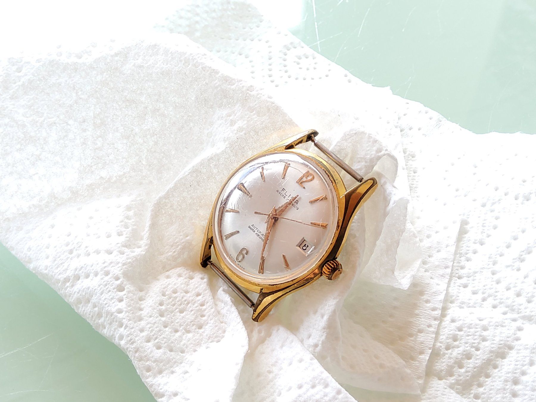 Uhren: Montre automatique vintage  – Gebraucht aus Malleray von Broc-Mo